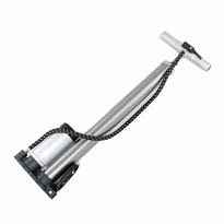 Насос ручной хромированный с манометром Avtolik